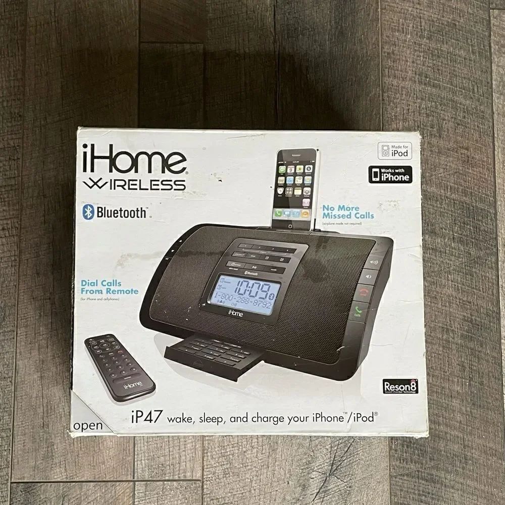 NWT! IHome Wireless IP47.